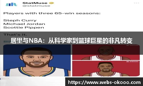 居里与NBA：从科学家到篮球巨星的非凡转变